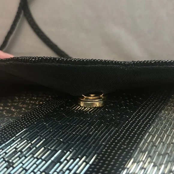 Vintage beaded clutch bag - Picture 4 of 10